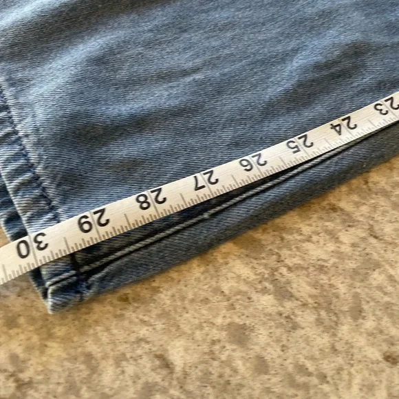 Judy Blue Medium Wash Wide Legged Relaxed  Drawstring Denim with Gold-Tip Cords - Picture 11 of 16